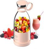 Portable USB Rechargeable Mini Blender Bottle – 420ml Personal Juicer Mixer