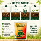 Cyclosinonie Herbicide Granules (Buy 1 Get 1 Free) | 5% Active Ingredient | Low Toxicity Weed Control