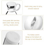 Portable USB Rechargeable Mini Blender Bottle – 420ml Personal Juicer Mixer