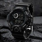 Men’s Digital Sports Watch | Rugged Black Outdoor Watch | Shock-Resistant Style | LCD Display | Sporty Design