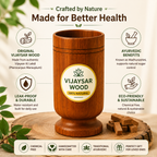Vijaysar Wood Glass for Sugar Control