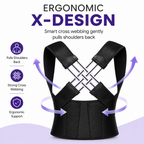 Back Brace Posture Corrector for Men and Women,Adjustable Back Posture Belt Invisible