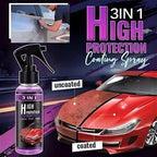 Hydrophobic Polish Nano Coating Agent Car Scratch Spray Cars Polishing for Motorcycles, Boats (Pack of 3)