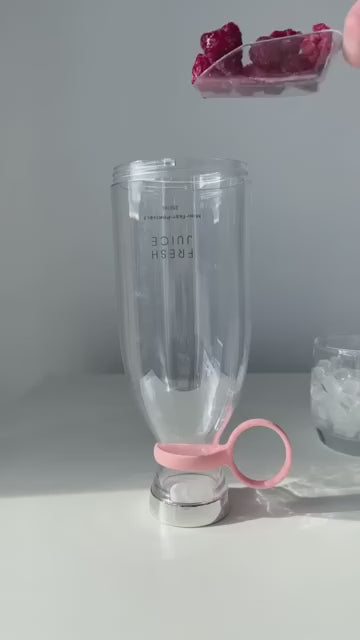 Portable USB Rechargeable Mini Blender Bottle – 420ml Personal Juicer Mixer
